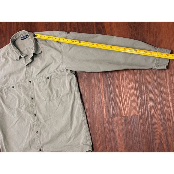 Patagonia Shirt Men's XL Button Up Long Sleeve Front Pockets - Picture 15 of 16